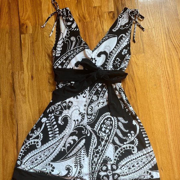 Speechless Black and White Summer Dress - Picture 2 of 3